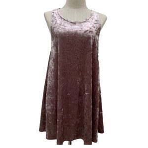 Forever 21 mauve suede sleeveless dress